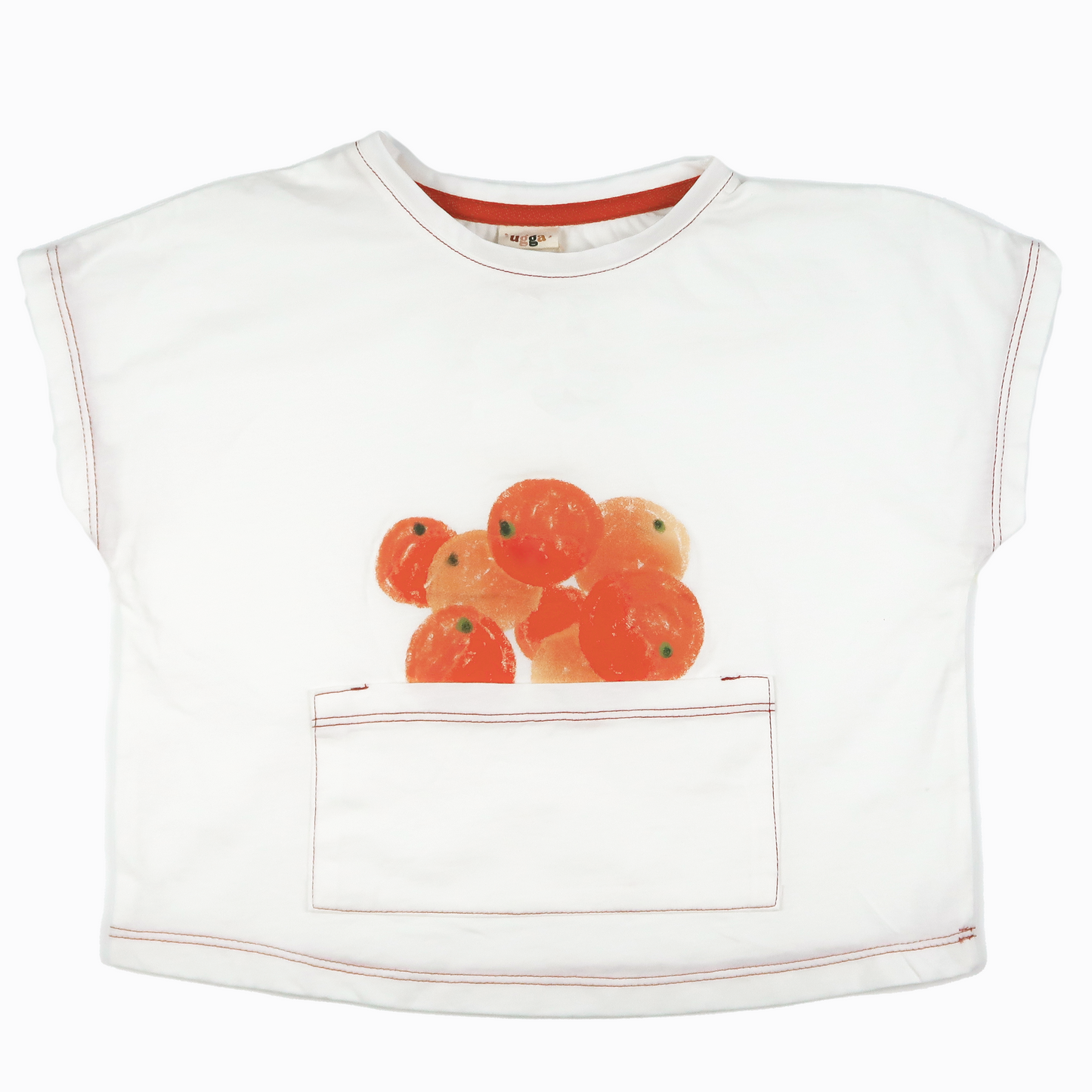 T-shirt oversize - 100% cotton - Oranges