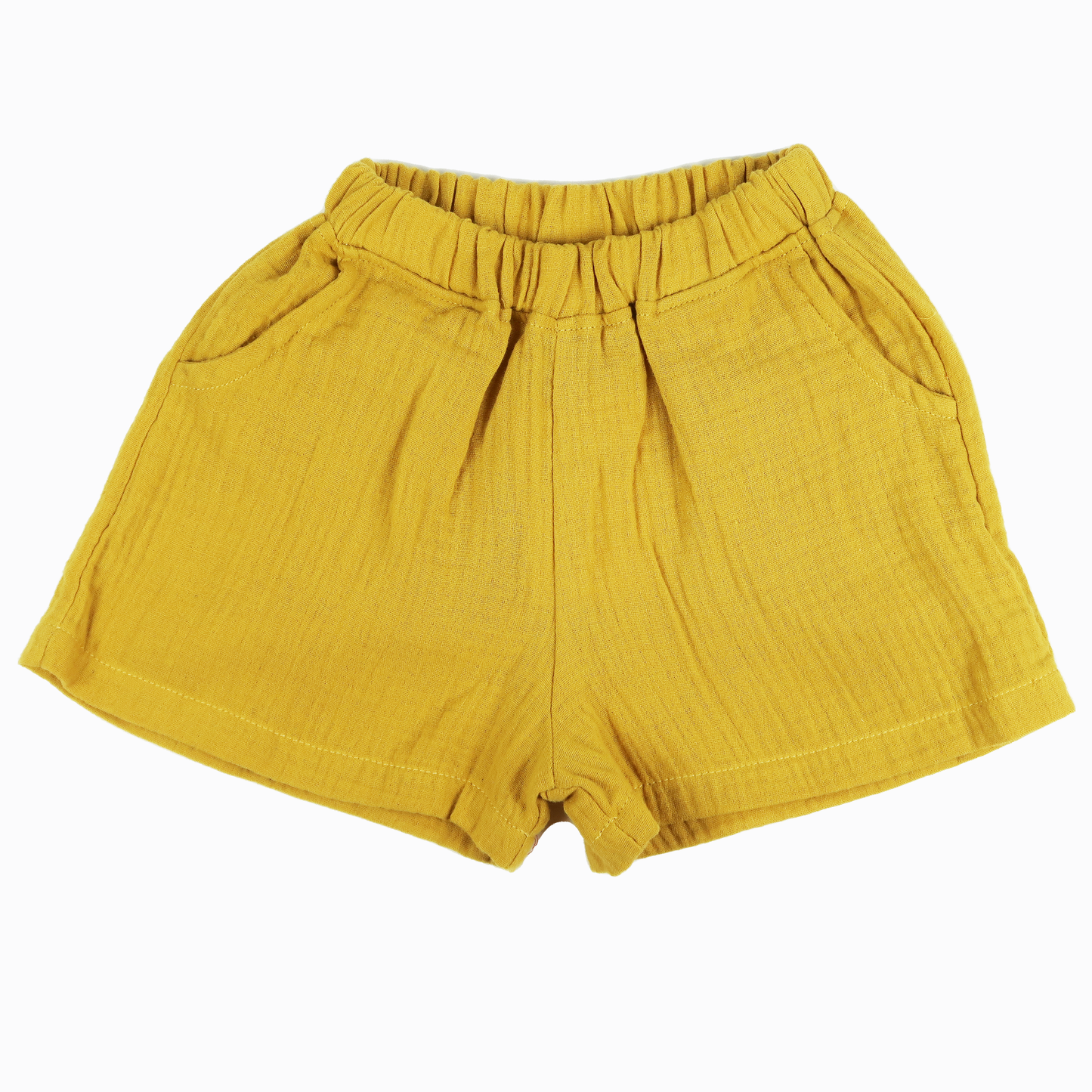Shorts - Cotton Gauze - Dark yellow