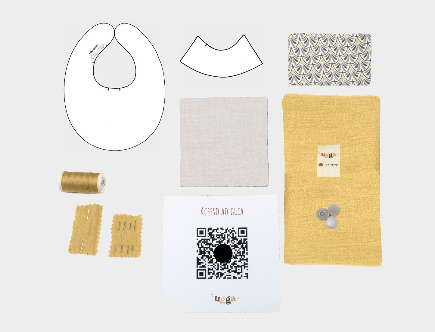 DIY Sewing Kit - Collar Bib
